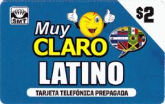 Muy Claro Latino Calling Card