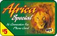 Africa Special prepaid phone card