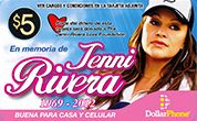 Jenni Rivera Calling Card