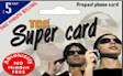 TCC Super prepaid phone card
